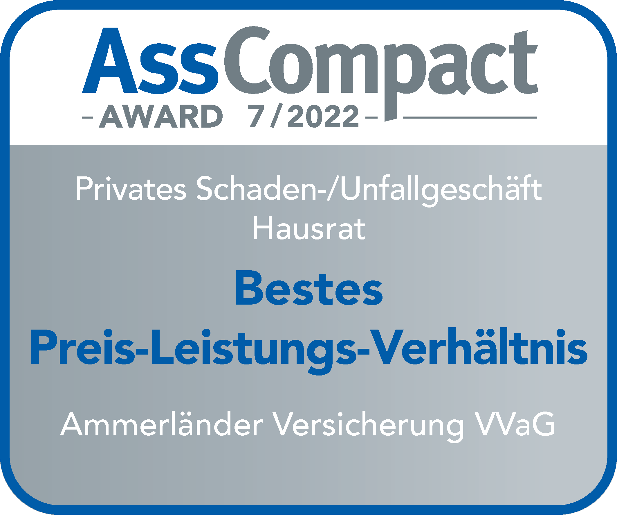 Privates Schaden-/Unfallgeschäft Hausrat / Bestes Preis-Leistungs-Verhältnis